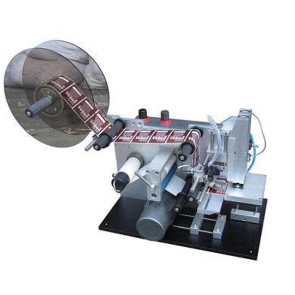 Semi автоматический плоский материал нержавеющей стали силы машины для прикрепления этикеток 90W бутылки