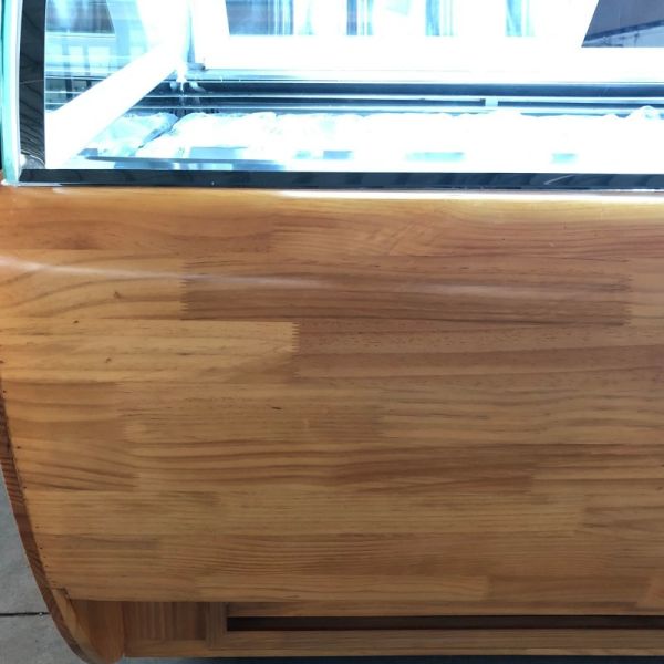 Electronic Italian Ice Cream Display Refrigerator Gelato Showcase Freezer