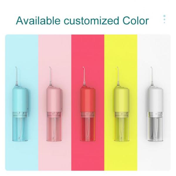 IPX7 Colorful Electric Oral Irrigator 160ml ABS Water Dental Flosser
