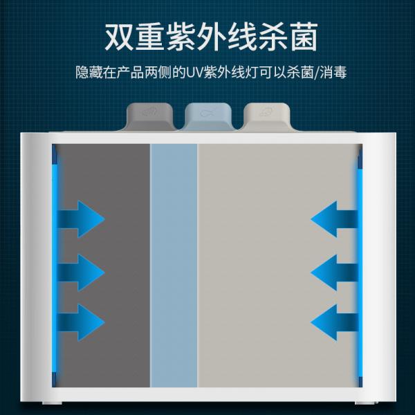 Household Cutting Board Sterilizer Combing UV sterilizing with warm wind drying UV-D300