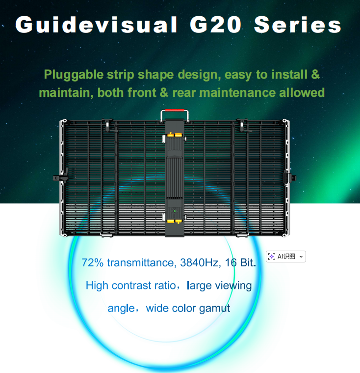 Creative Transparent LED Video Wall for Stage & Event Design
