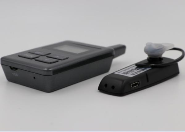 2.4G Frequency Band Black Tour Guide System Used In Large Conference Occasions