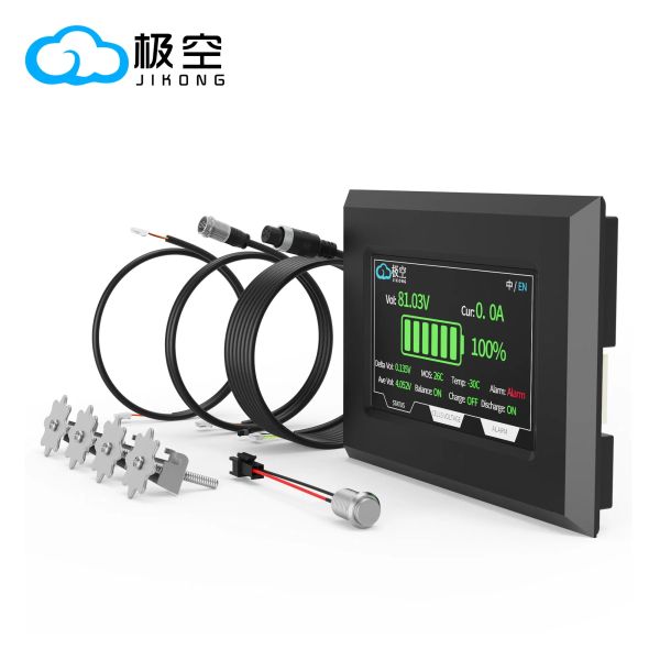 Jikong BMS 4.3 Inch Screen Display with a 3500mm Cable and 4 Fixing Screws for Jikong BMS
