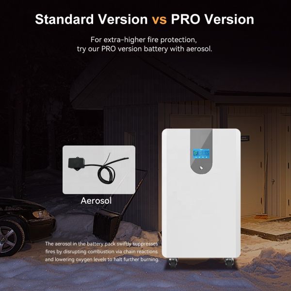 EXLIPORC 51.2V LiFePO4 Solar Battery Pack 15KWH 30KWH Hybrid Grid Wall-Mounted/Floor-Mounted System 300AH 600AH ESS Home Energy