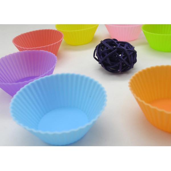 Cute Kitchen Household Items 5cm Round Silicone Cake Moulds Baking Tool