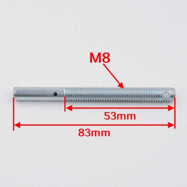 Elevator Hall Door Steel Wire Rope Head M8 Hollow Threaded Rod Rope Rod