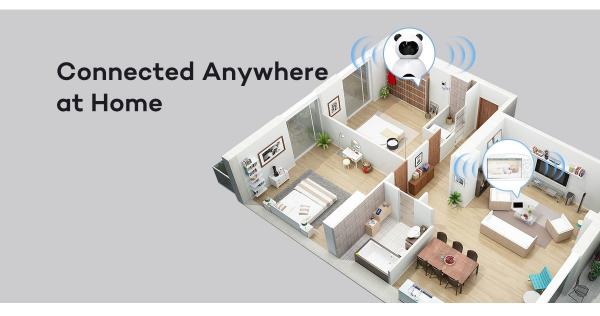 Full HD Baby Monitor with Pan Tilt Night Vision and Two-Way Audio