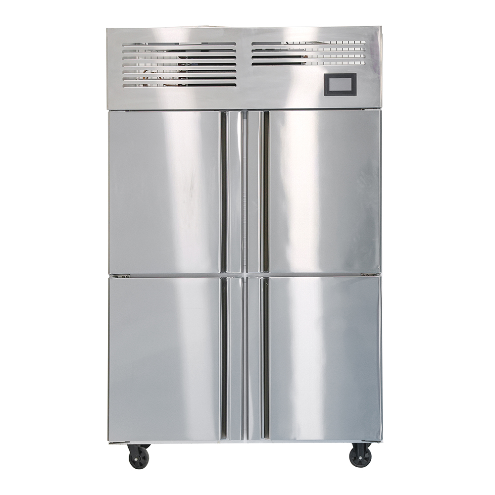 Heavy Duty Stainless Steel Commercial Freezer R290a SS201 Beverage Refrigerator