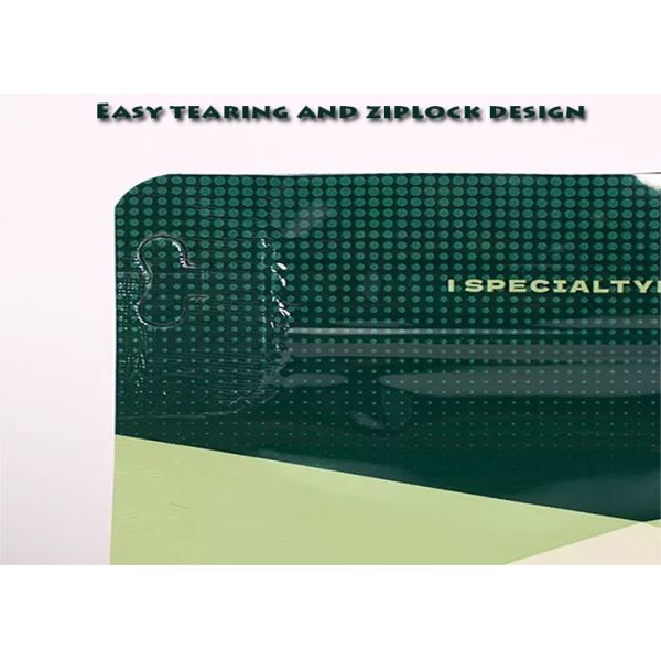 La bolsa plástica que se puede volver a sellar vacía de la parte inferior de plano del café modificó el sello de 8 lados para requisitos particulares