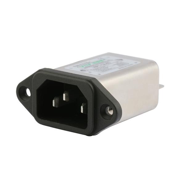 Surface Mount EMI Suppression Filter Metal Case 10A Rated Current for Industrial Control Systems