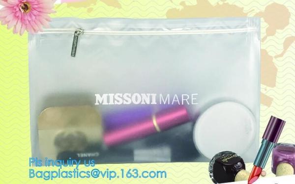 Organizer Bag Pouch With Zipper Closure,Travel Toiletry Makeup Bag Vinyl Zippered Makeup Pouch For Bathroom Organizing