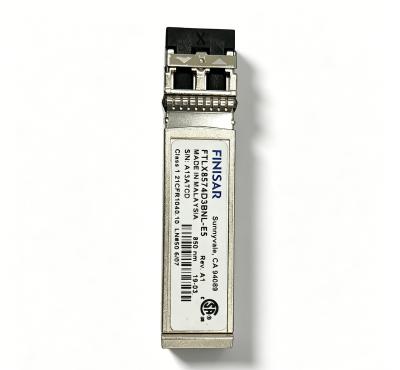 0G 850nm Shortwave Multimode Hot Pluggable SFP+ Optical Transceiver With Duplex LC Connector & Class 1 Laser Safety Certification