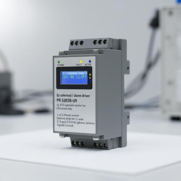 20Hz Ex Solenoid / Alarm Driver PR 5203B-U9 1 / 2 Channel UL 913 Approved