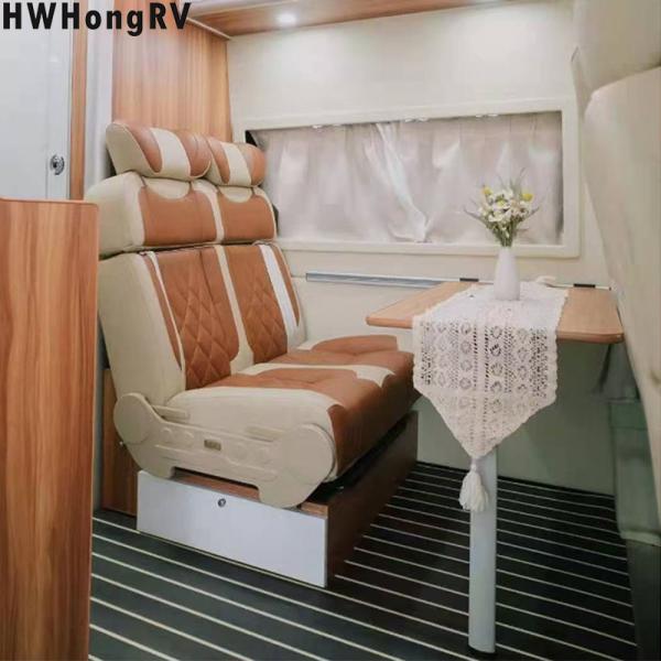 HWHongRV  Luxury Bed Motorhomes three people bed  Seat For Vip Van for RV MPV Motorhome Campervan Caravan Car Trailer