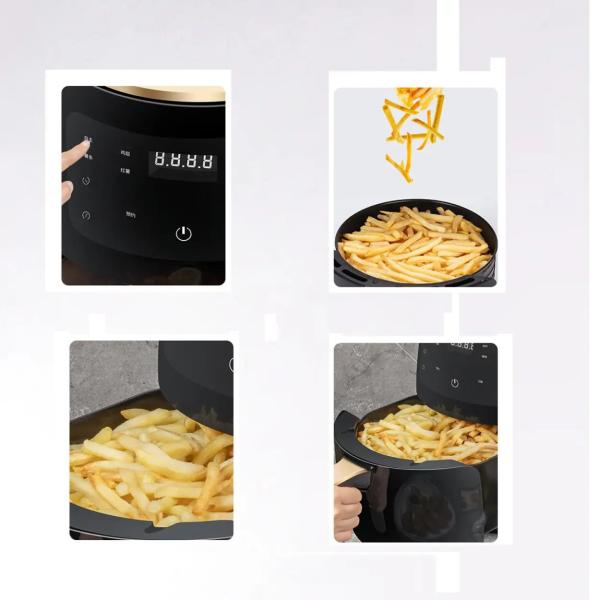 One Touch Digital Control Air Fryer No Oil Needed Perfect for Party Plastic Home-appliance