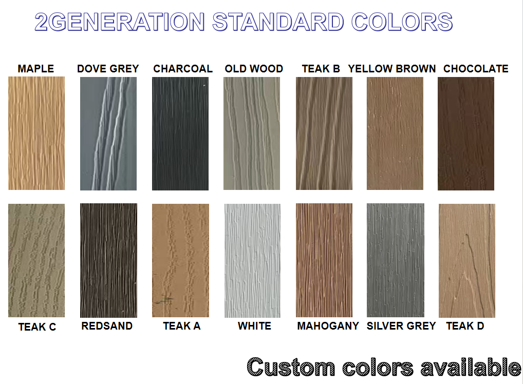 140*23mm Weatherproof WPC Decking Panel Co Extruded UV Resistant
