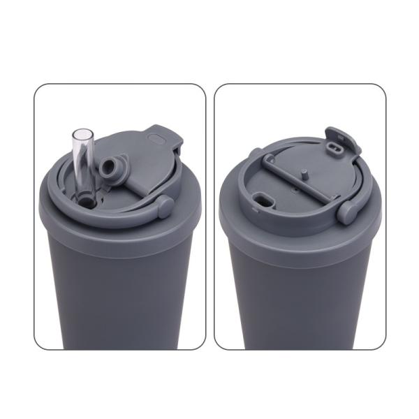 Stainless Steel Reusable Tea Coffee Travel Mug WITH LID Customized Logo Acceptable