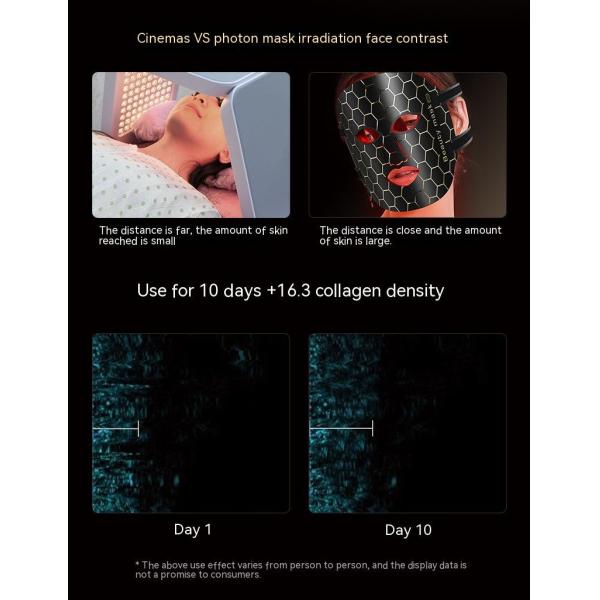 Hight Quality Medical Beauty Led Mask with Led Light Therapy Face Mask Infrared Led Mask Silicone