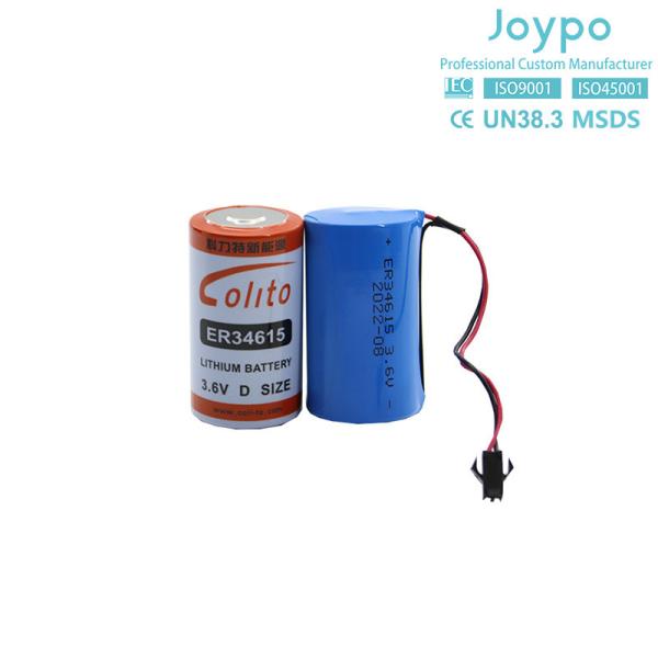 ER34615M Литий тионилхлоридная батарея 3.6V 14500MAh не перезаряжаемая спиральная