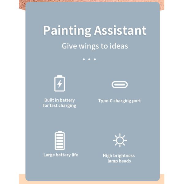 Plastic Led Light Pad Working Area 309219mm Adjustable Brightness for Diamond Painting Tracing Children Painting Toys Architectural Design Copying Board