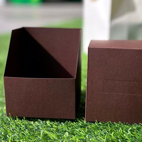 Boîte cadeau rigide blanche personnalisée pour café, thé et collations