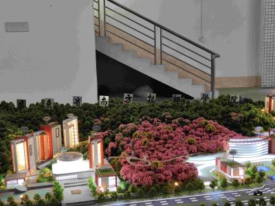 1:450 College Architecture Model Educational Campus Scale Model
