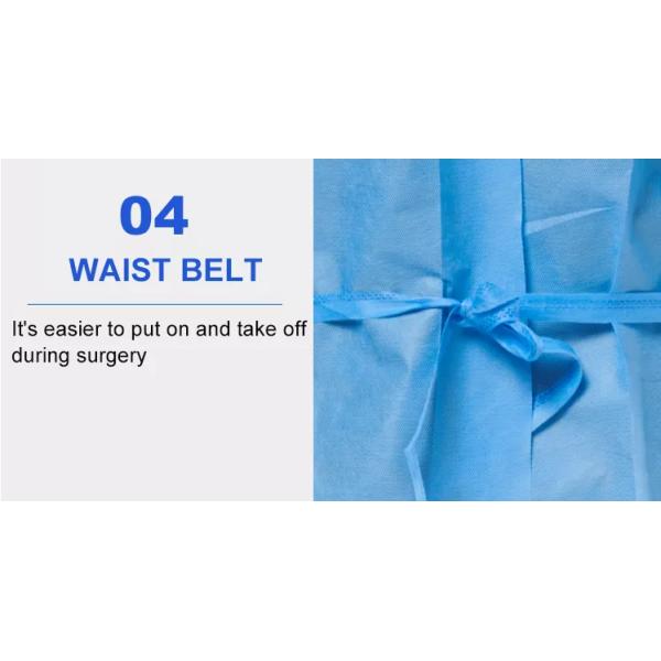 Устранимые медицинские мантия уровня 2 одежды SMS изоляции хирургическая для больницы