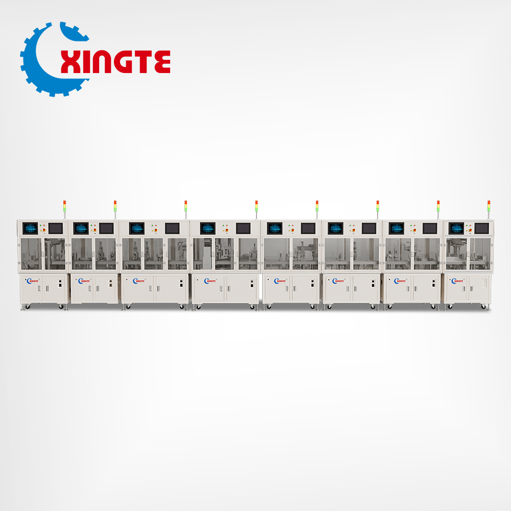 Fully automatic DP assembly production line with 2000 Pcs/H output, modular design, and marble base plate for multimedia speakers