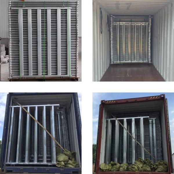 Largo 2,1 m Paneles de ganado de ovejas de trabajo pesado tubo redondo tubo cuadrado tubo oval tubo