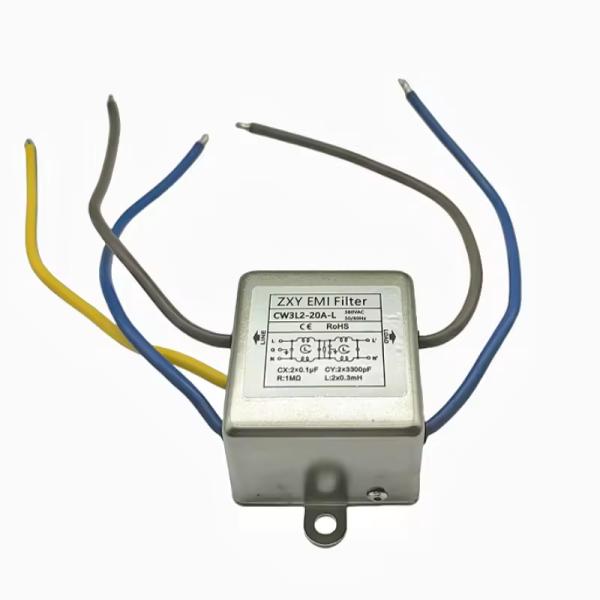Фильтр EMI однофазный антиинтерферентный источник питания 115V / 250V / 380V CW3L2-20A-L CW4L2-20A-S CW4L2-20A-T 50/60HZ