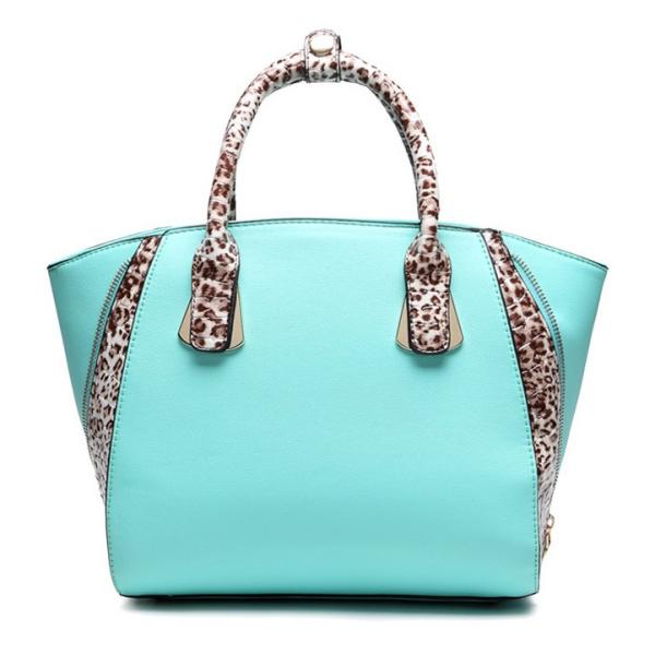 2016 spring new leisure leopard bat bag pu leather shoulder bag Mobile Messenger