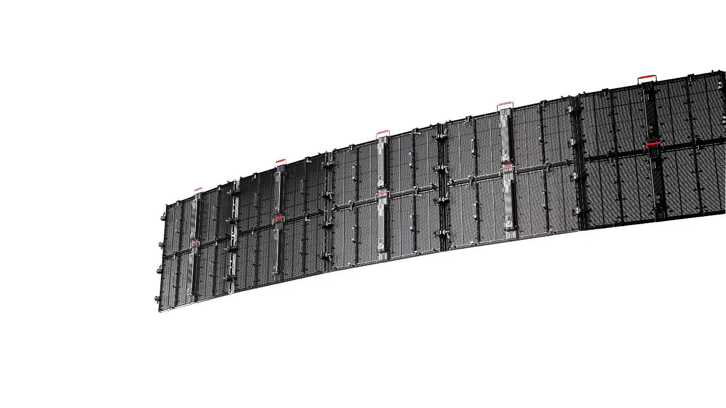 High Transparency LED Display Screen 1000x500mm IP65 Waterproof