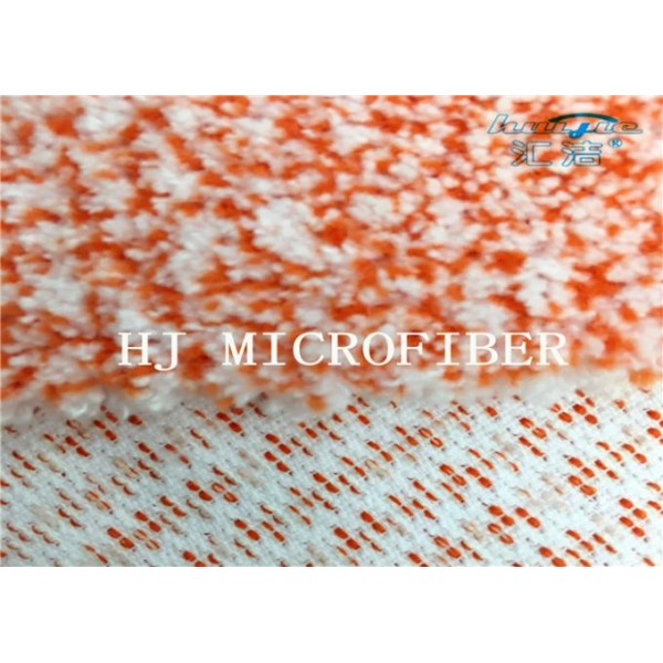 480 Gsm Mixed Knitted Microfiber Coral Fleece Fabric With Nylon Hard Wire