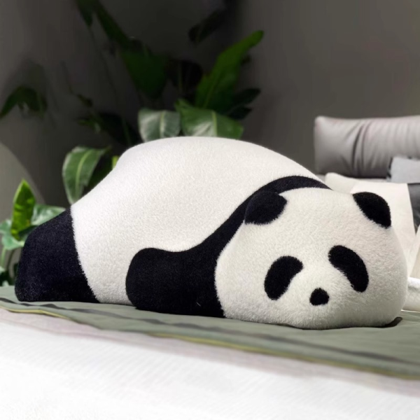 Single Seat Children's Lounge Sofa Giant Panda Shaped Recliner Chair Comfortable Modern Accent Furniture for Home Kids