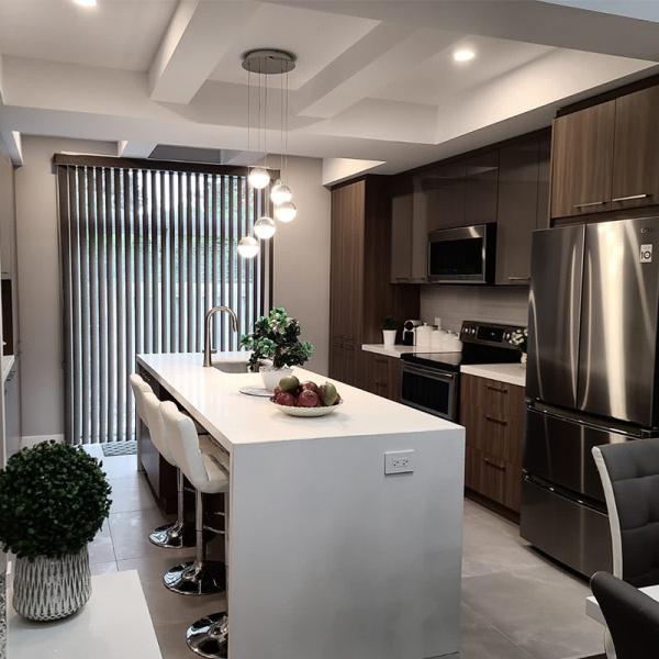 Villa/Apartment Customized Waterproof Durable Modern Furniture Matte Kitchen Cabinet