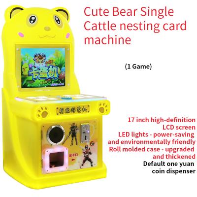 2025 New Cartoon Animal Coin-operated Cattle Card Game Machine 17-Inch