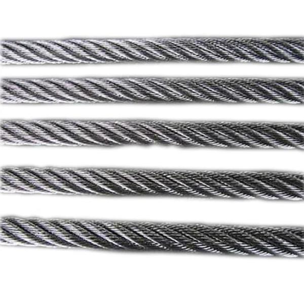 Cuerdas de alambre de acero galvanizado IWRC FC 8mm10mm12mm16mm18mm22mm26mm para remolque y amarre