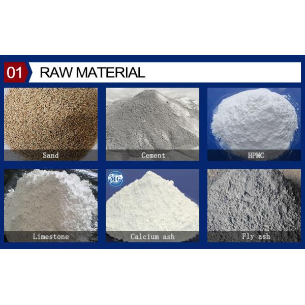 High Efficiency PLC Control Dry Mix Powder Mortar Mixing Plant Wall Putty Sand Cement Gypsum Mixer Ceramic Tile Adhesive Glue Making Machine