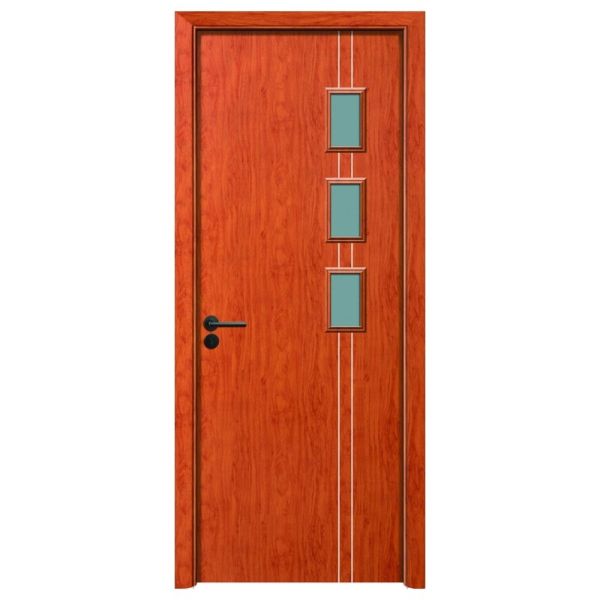 Energy WPC Glass Door with Hollow Composite Design Offering Moisture Resistance and Soundproof Features for Interior Residential