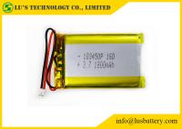 プリズム再充電可能なリチウム ポリマー電池0.5C CC LP103450 3.7V 1800mah