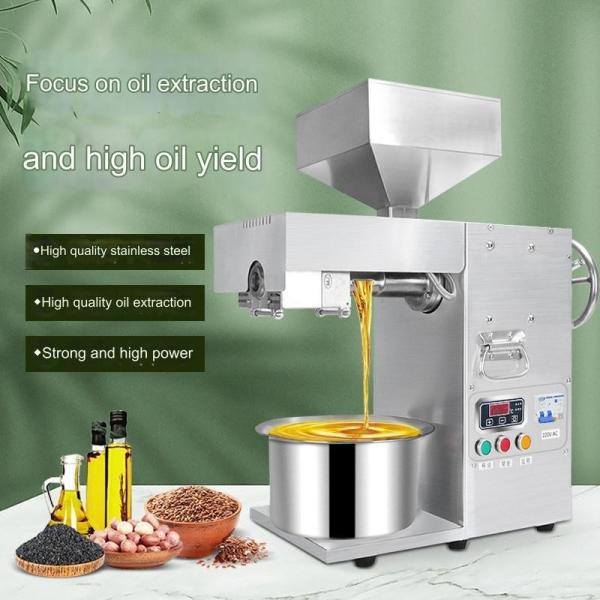 220v Multifunctional Seed Oil Press Machine Press Peanuts Soybeans Flax Seeds Sesame