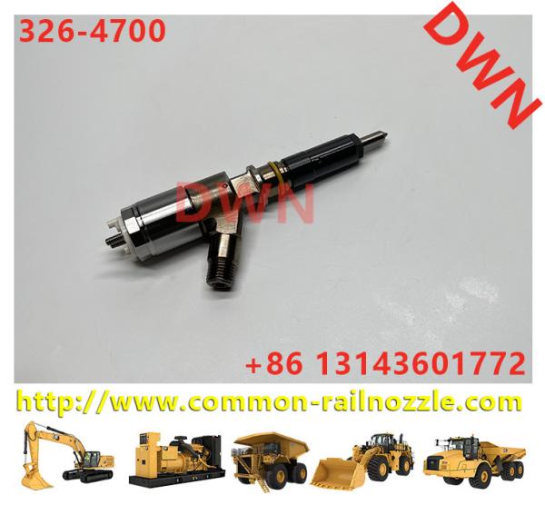 Injetor do motor diesel da máquina escavadora E320D, C6.4 injetor 326-4700 3264700