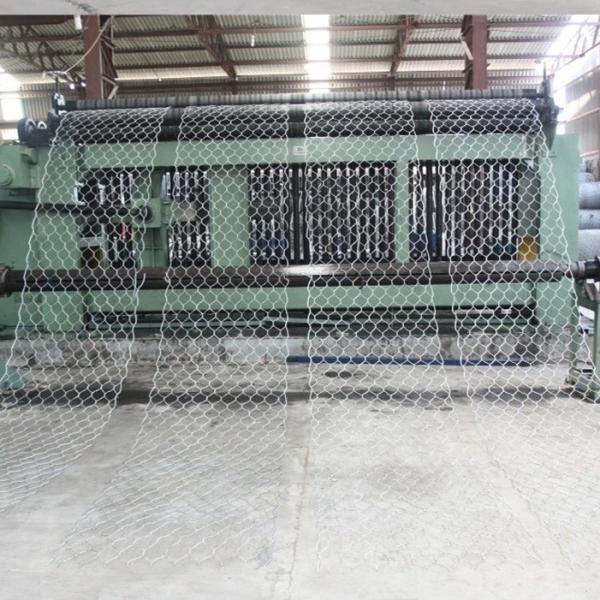 80 X 100 Mm Hexagonal Gabion Basket / Galvanized Hexagonal Wire Netting 2 X 1 X 1 M