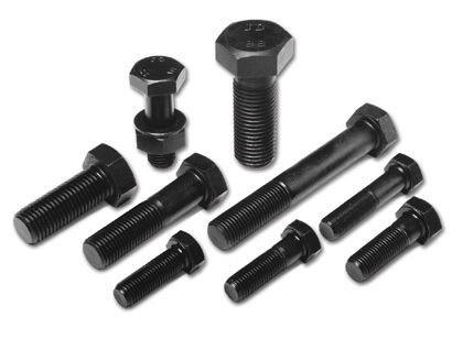 Grade 8.8 Full Threaded Steel Hex Bolt Din 933 M3 - M42 Size Black Color
