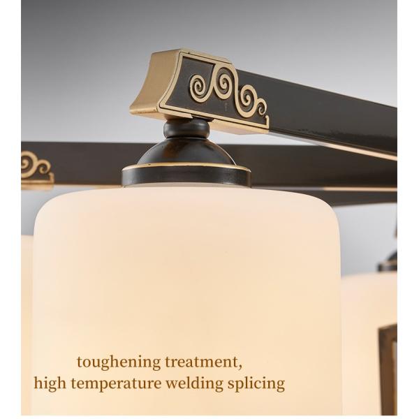 New Chinese Chandelier Lotus Lamp Box Restaurant Tea Room Living Room Light