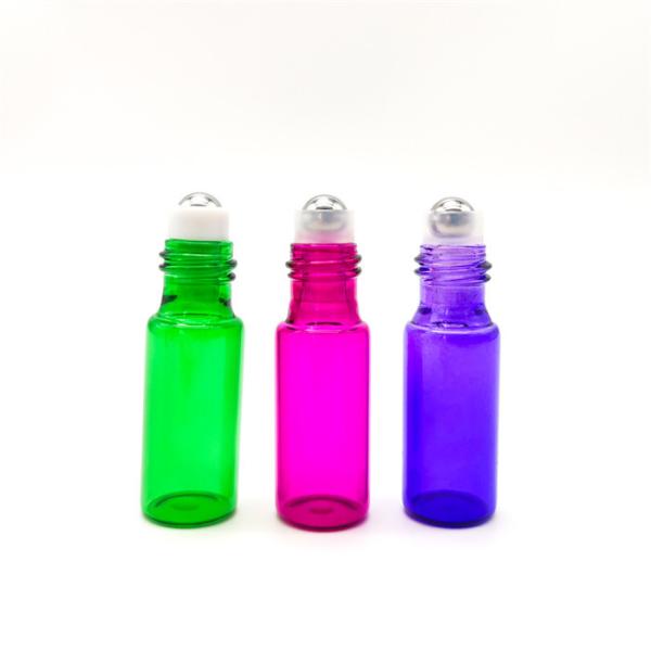 1ml 2ml 3ml 5ml Colored Glass Roller Bottles For Essential Oil