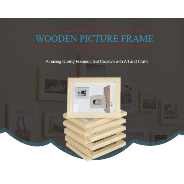 VL-PF02 Decorative Photo Frame Wooden Plain Color or as Your Color with Printing