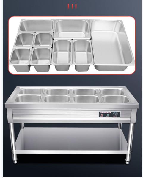 SS Thermal Insulation Commercial Buffet Equipment Hot Food buffet serving trays