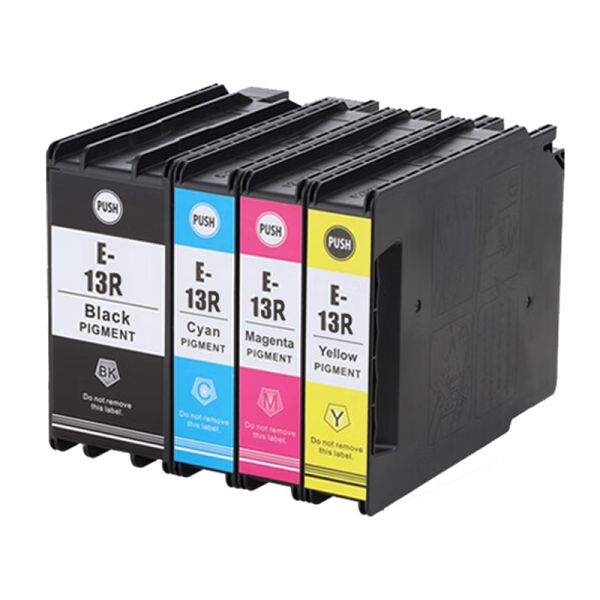Betcolor Certified Compatible Full for Cartridges for EP-C7000a/EM-C7100a A3+ Inkjet Printer-Black/Yellow (Printing Test)