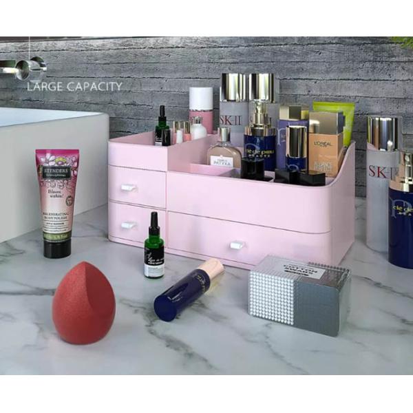 Large Plastic Desktop Lipstick Storage Box Cosmetic Makeup Organiser